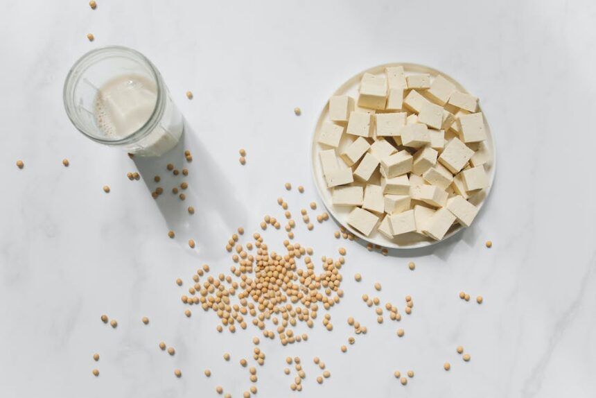 Como o tofu pode fornecer proteína vegetal, cálcio e isoflavonas